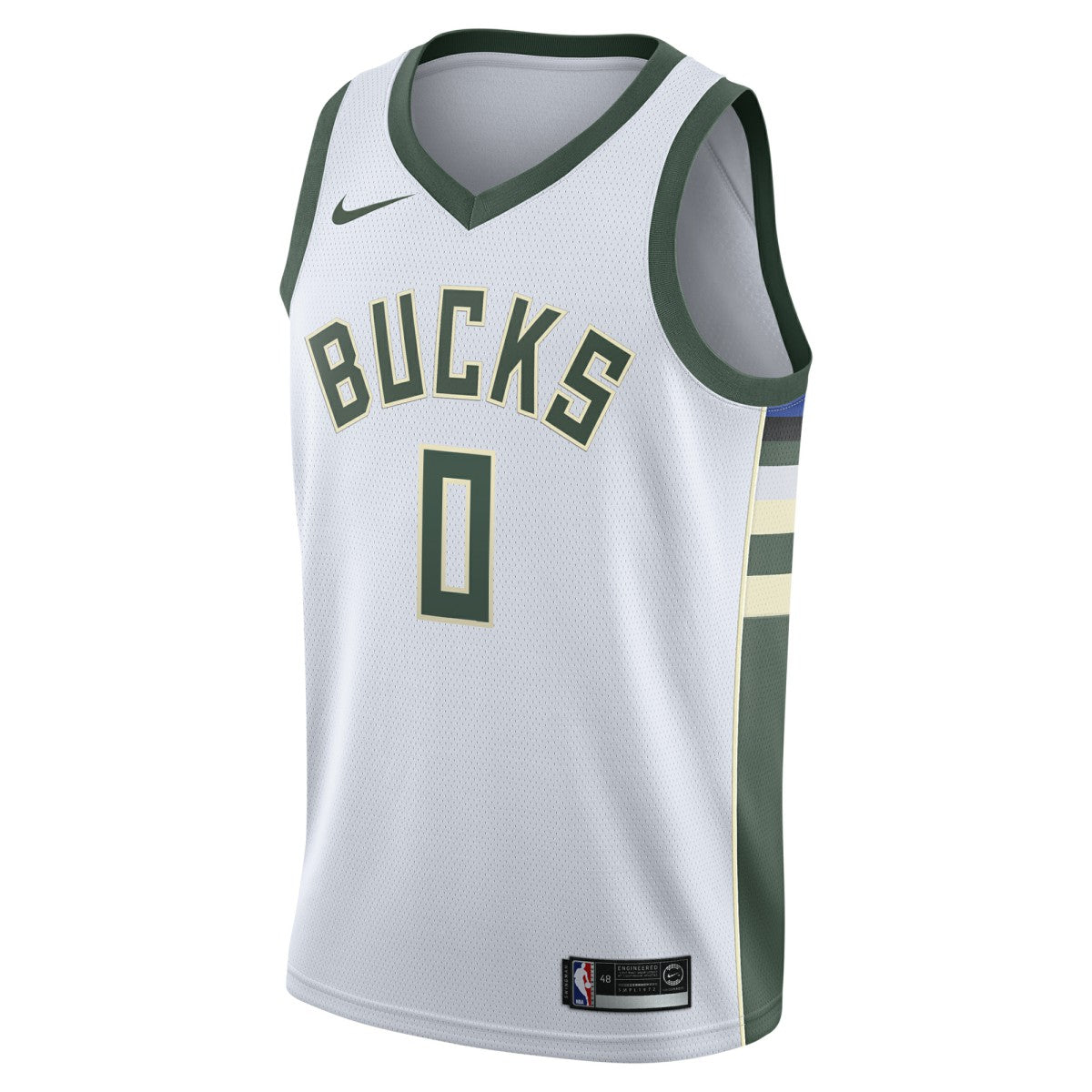 White Damian Lillard Milwaukee Bucks Unisex Swingman Player Jersey | NBA