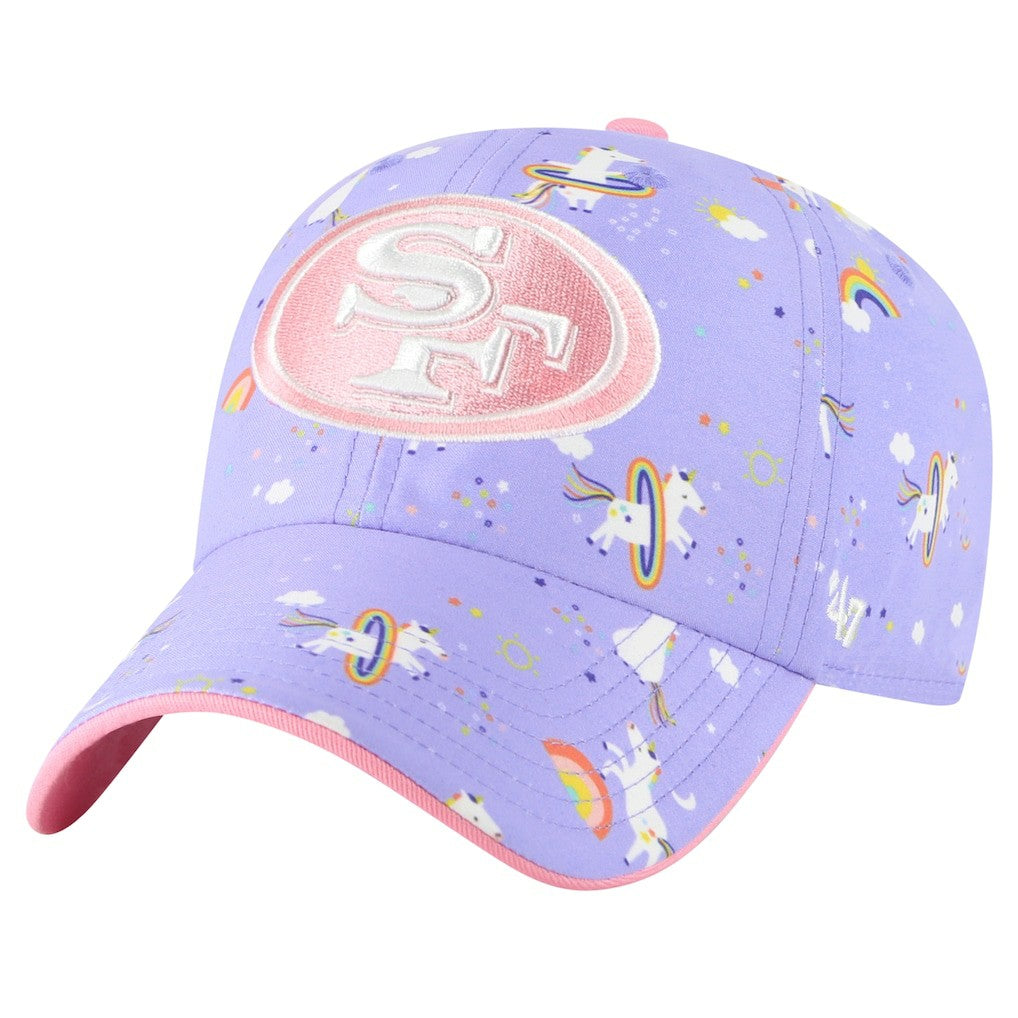 San Francisco 49ers '47 Girls Preschool Unicorn Clean Up Adjustable Hat | NFL Sale