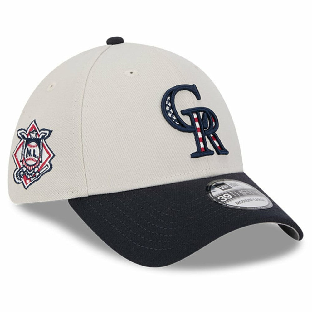 Colorado Rockies New Era 2024 Fourth of July 39THIRTY Flex Hat - MLB Hats
