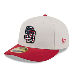 San Diego Padres New Era 2024 Fourth of July Low Profile 59FIFTY Fitted Hat - MLB Hats