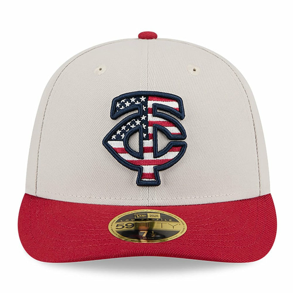 Minnesota Twins New Era 2024 Fourth of July Low Profile 59FIFTY Fitted Hat - MLB Hats