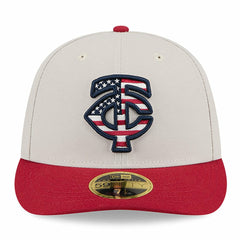 Minnesota Twins New Era 2024 Fourth of July Low Profile 59FIFTY Fitted Hat - MLB Hats