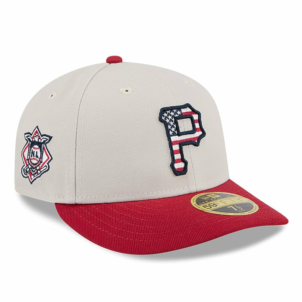 Pittsburgh Pirates New Era 2024 Fourth of July Low Profile 59FIFTY Fitted Hat - MLB Hats