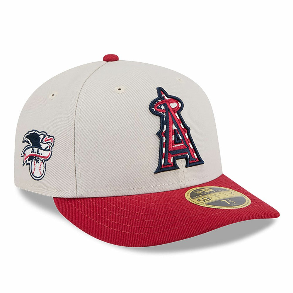 Los Angeles Angels New Era 2024 Fourth of July Low Profile 59FIFTY Fitted Hat - MLB Hats