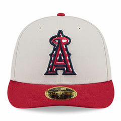 Los Angeles Angels New Era 2024 Fourth of July Low Profile 59FIFTY Fitted Hat - MLB Hats