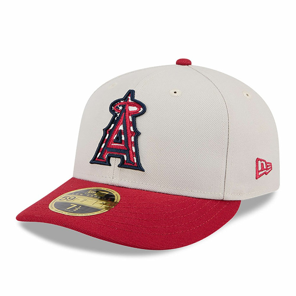 Los Angeles Angels New Era 2024 Fourth of July Low Profile 59FIFTY Fitted Hat - MLB Hats