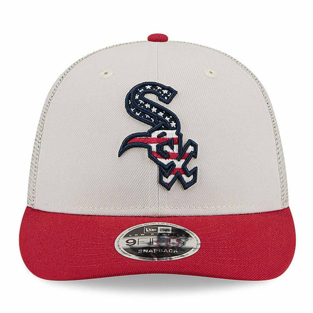 Chicago White Sox New Era 2024 Fourth of July Trucker Low Profile 9FIFTY Snapback Hat - MLB Hats