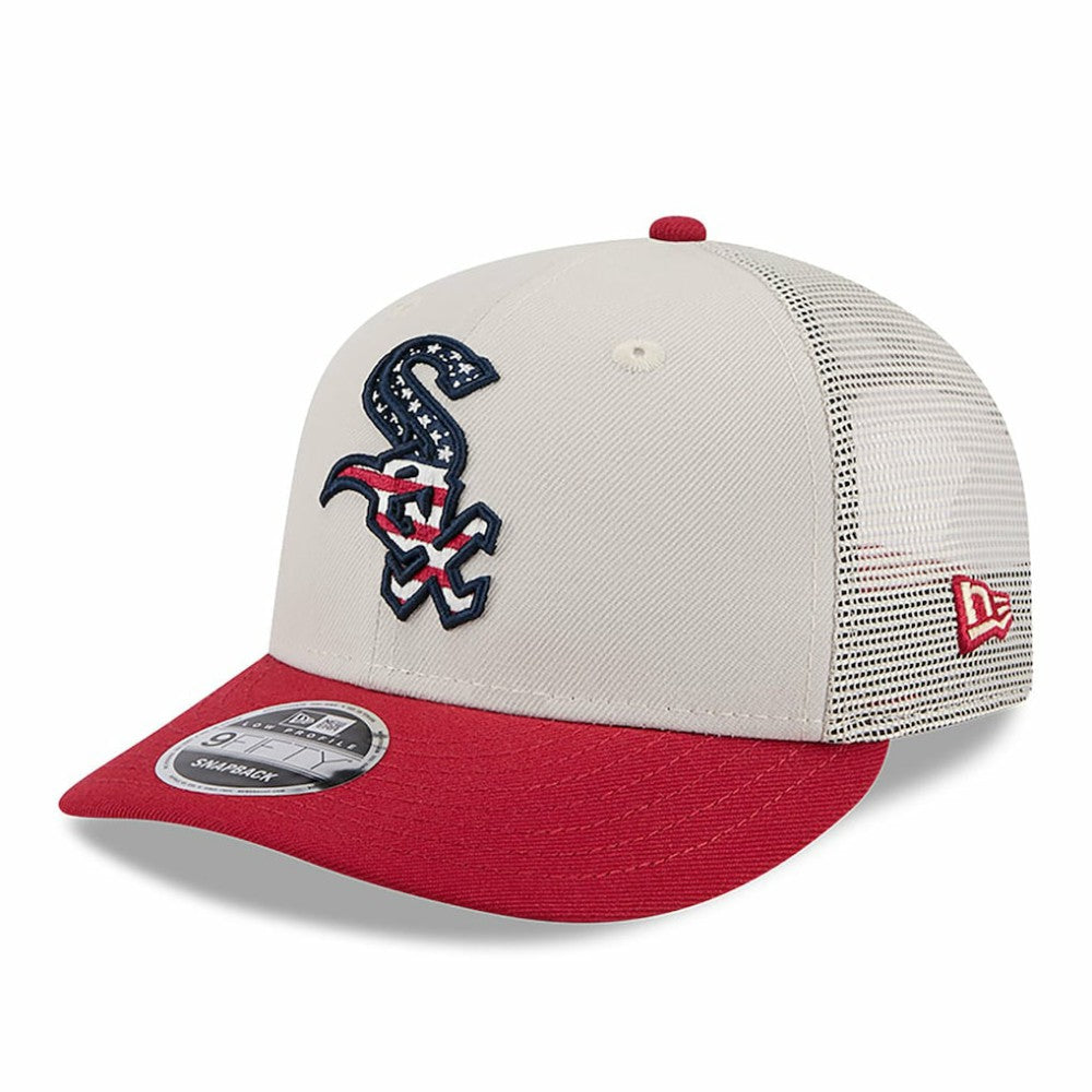 Chicago White Sox New Era 2024 Fourth of July Trucker Low Profile 9FIFTY Snapback Hat - MLB Hats