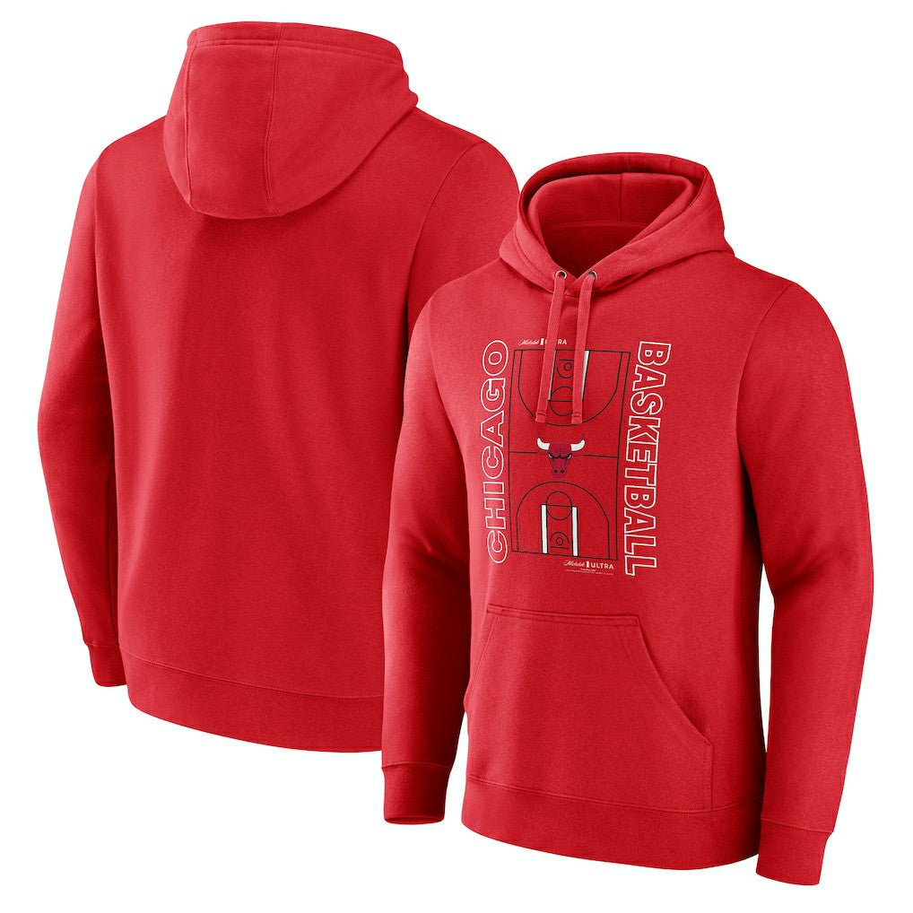 Red Chicago Bulls Michelob Ultra Full Court Pullover Hoodie - Red for sale | NBA
