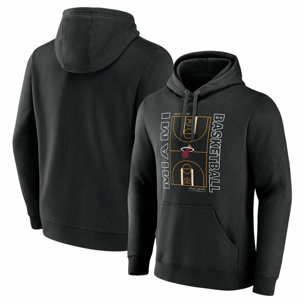 Miami Heat Michelob Ultra Full Court Pullover Hoodie - Black on sale | NBA