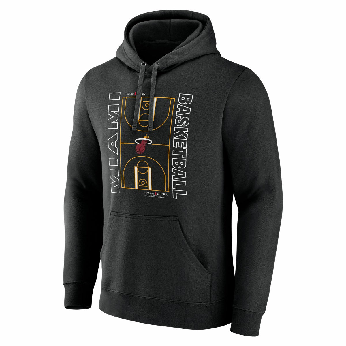 Miami Heat Michelob Ultra Full Court Pullover Hoodie - Black on sale | NBA