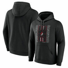 Portland Trail Blazers Michelob Ultra Full Court Pullover Hoodie - Black cheap | NBA