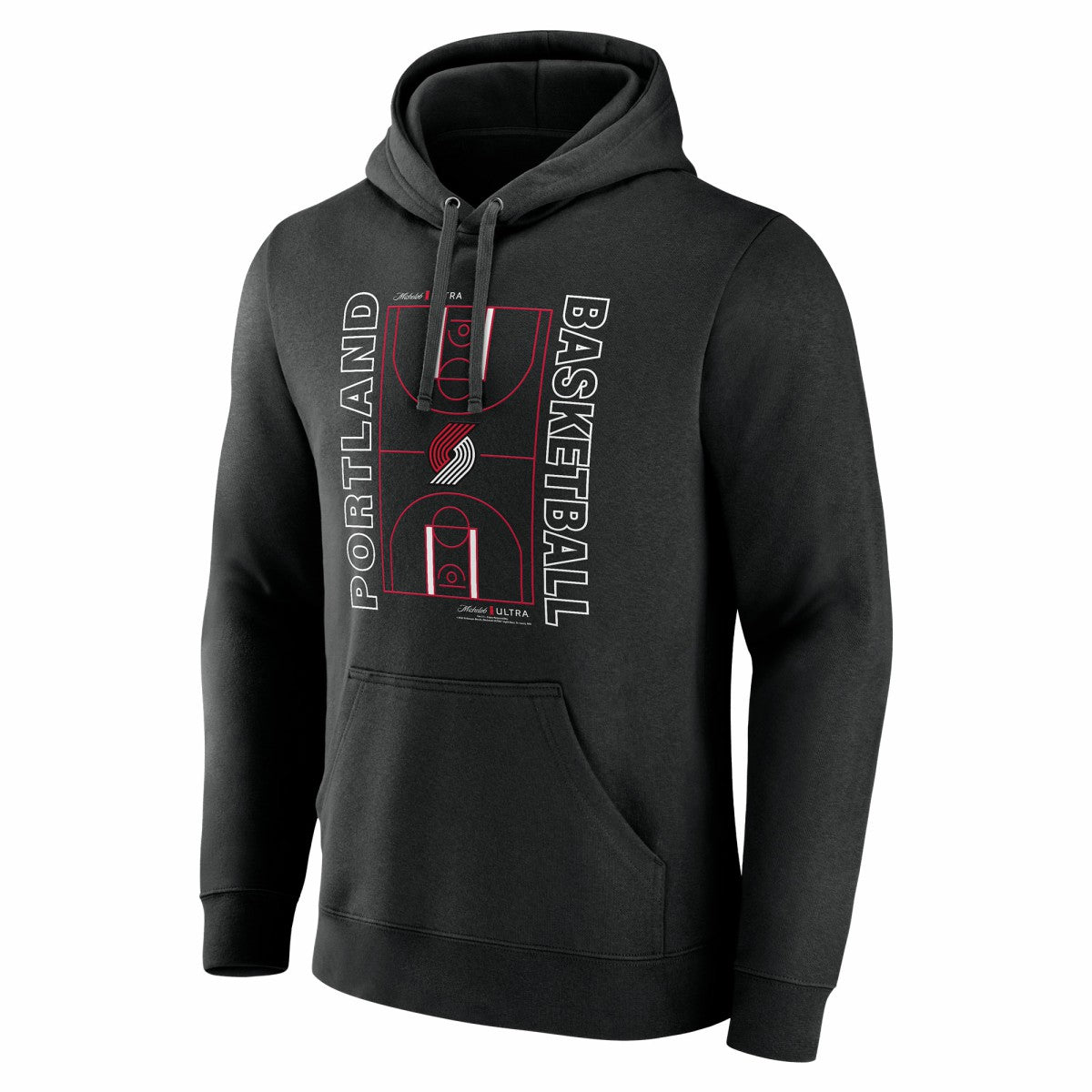 Portland Trail Blazers Michelob Ultra Full Court Pullover Hoodie - Black cheap | NBA
