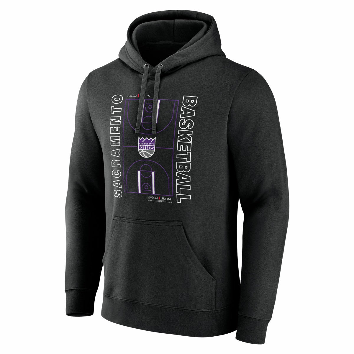 Black Sacramento Kings Michelob Ultra Full Court Pullover Hoodie - Black on sale | NBA
