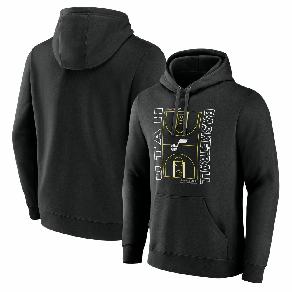 Utah Jazz Michelob Ultra Full Court Pullover Hoodie - Black for sale | NBA