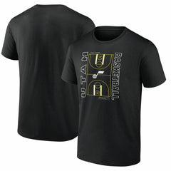 Utah Jazz Michelob Ultra Full Court T-Shirt - Black for sale | NBA