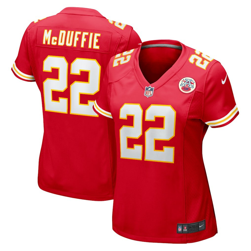 Kansas City Chiefs Trent McDuffie  Women's Game Jersey | NFL Hot
