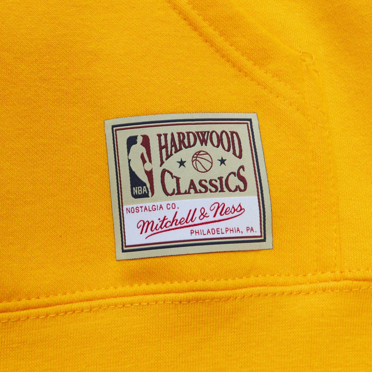 Gold Los Angeles Lakers x Tats Cru Hardwood Classics Brick Pullover Hoodie | NBA