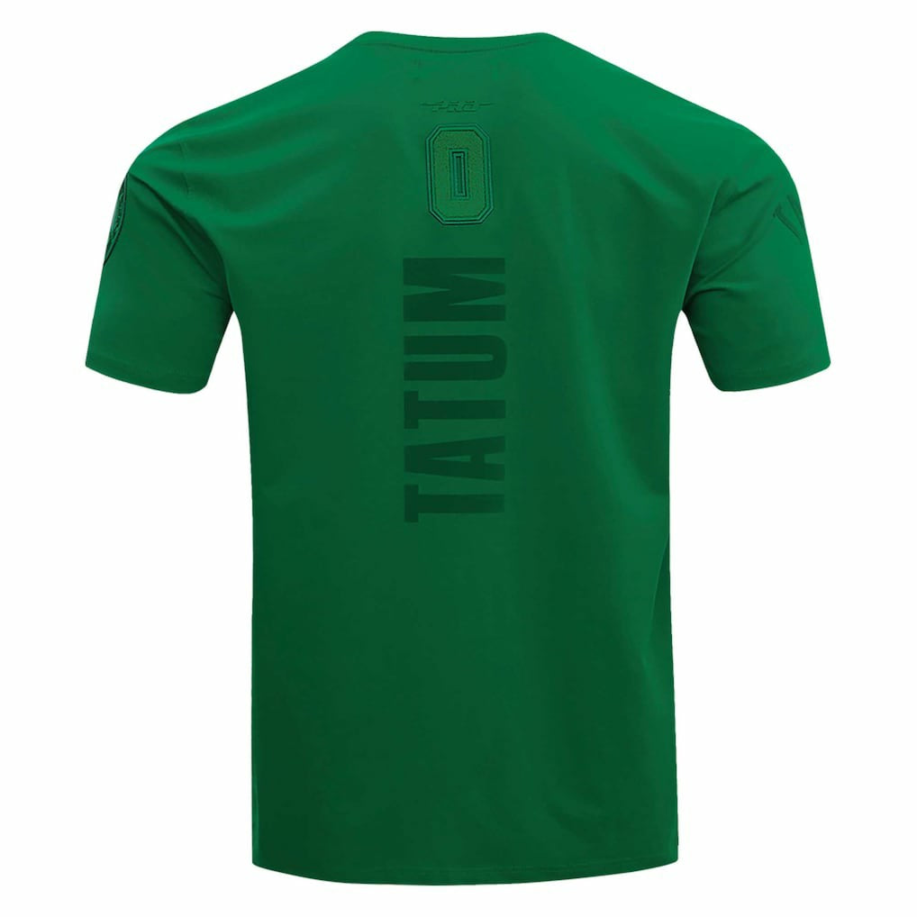 Kelly Green Jayson Tatum Boston Celtics Pro Standard Triple Tonal Player T-Shirt | NBA