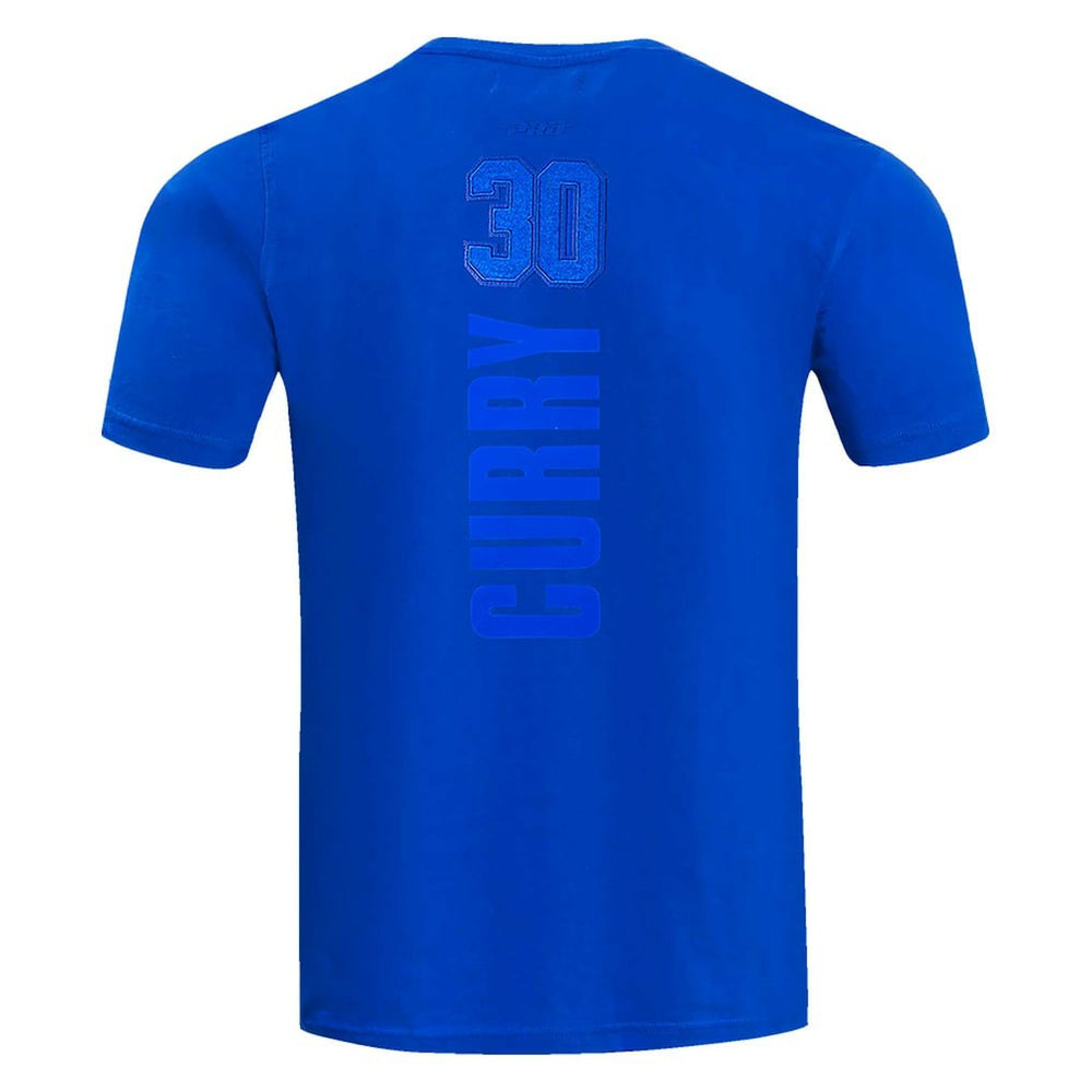 Royal Stephen Curry Golden State Warriors Pro Standard Triple Tonal Player T-Shirt sale | NBA