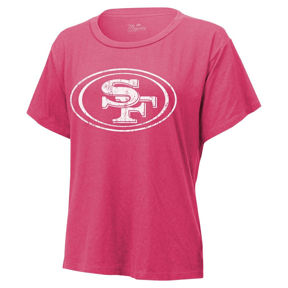 San Francisco 49ers Nick Bosa  Majestic Threads Women's Name & Number T-Shirt | NFL Hot