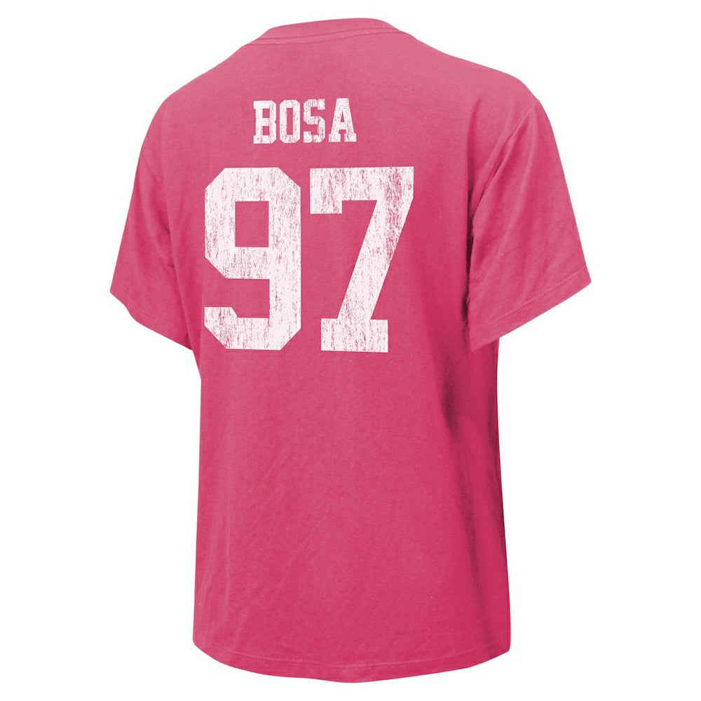 San Francisco 49ers Nick Bosa  Majestic Threads Women's Name & Number T-Shirt | NFL Hot