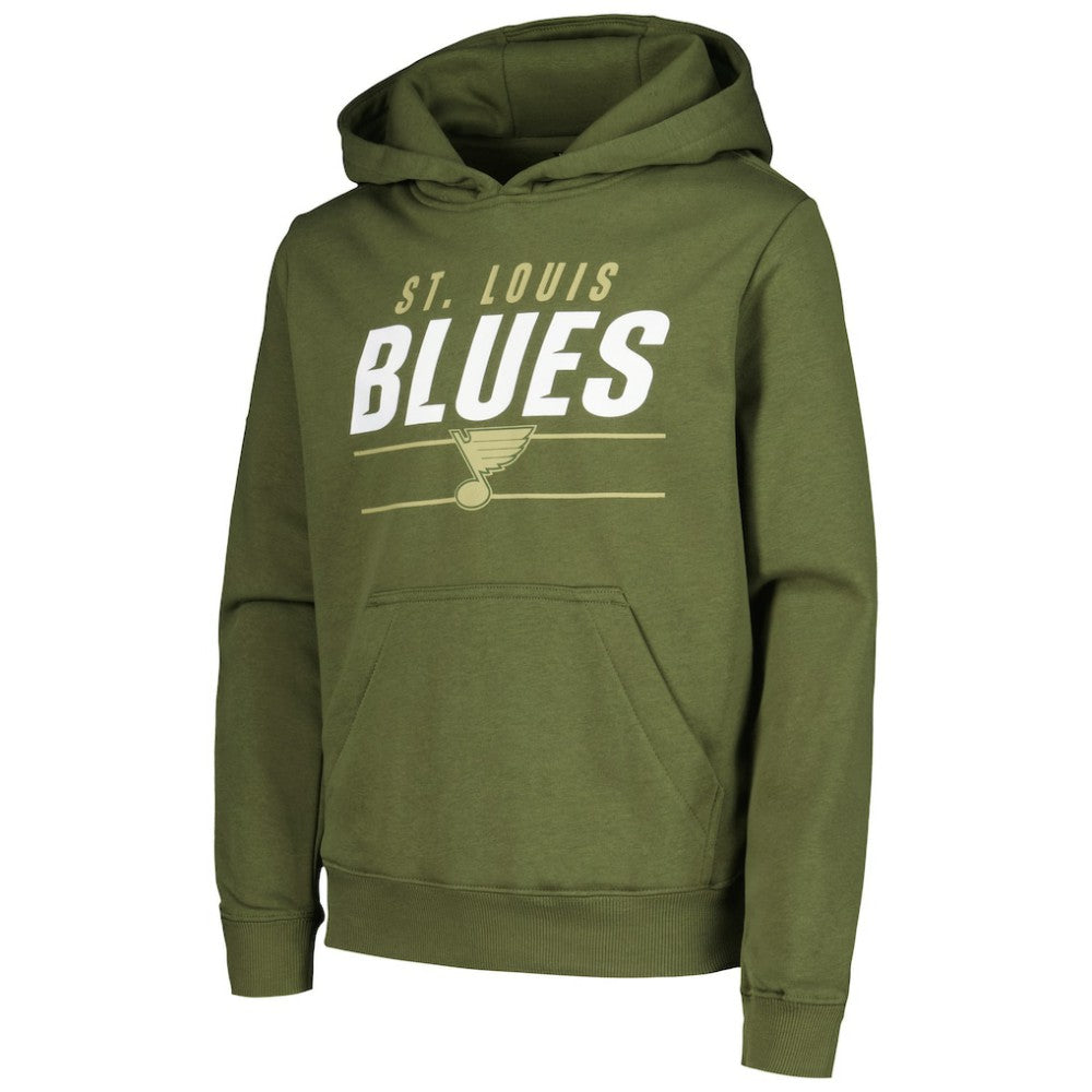 St. Louis Blues Levelwear Youth Podium Fleece Pullover Hoodie -  NHL Hoodies