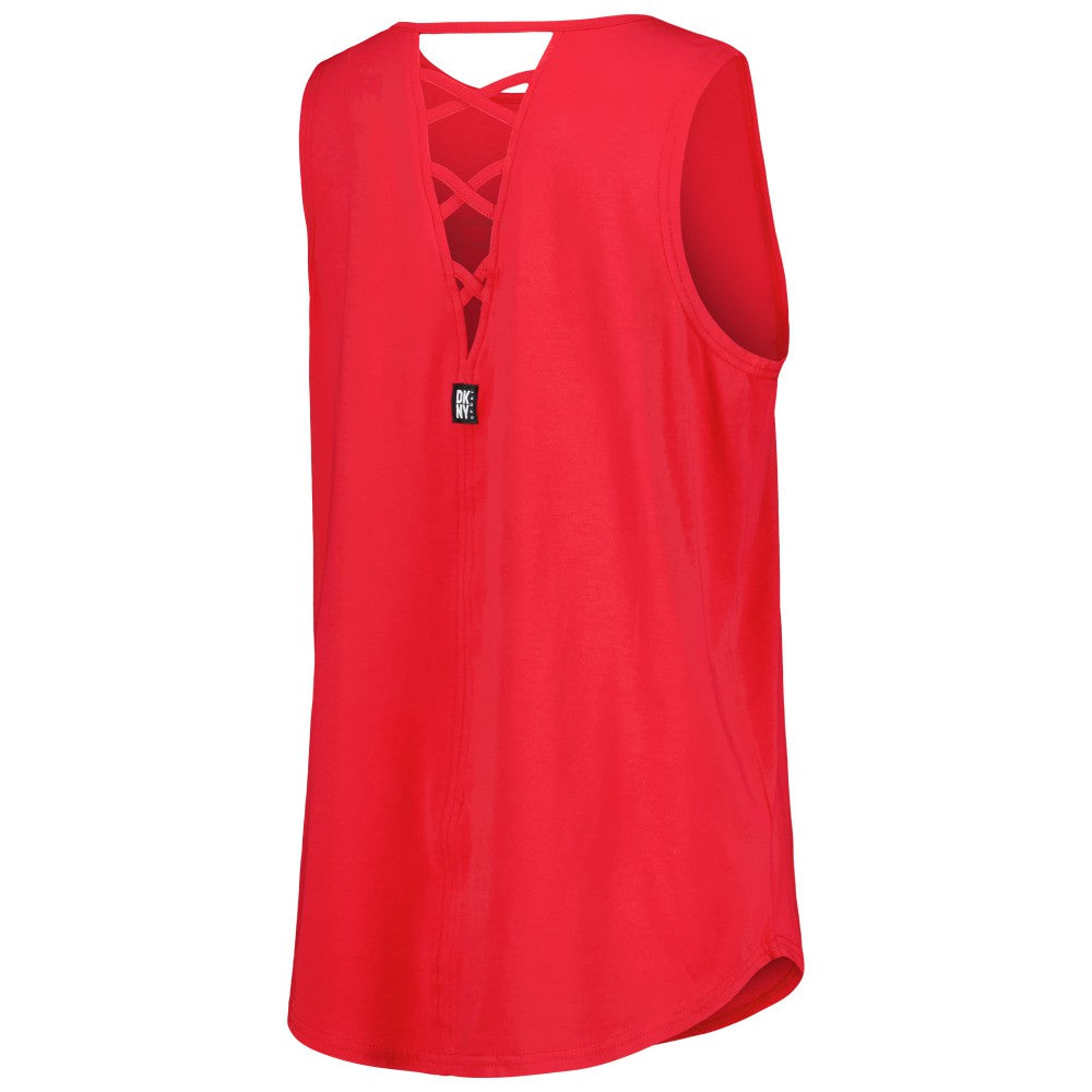 Los Angeles Angels DKNY Sport Women's Claire Fashion Tri-Blend Tank Top - MLB Tanks