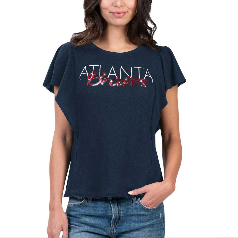 Atlanta Braves G-III 4Her by Carl Banks Women's Crowd Wave T-Shirt - MLB T-shirts