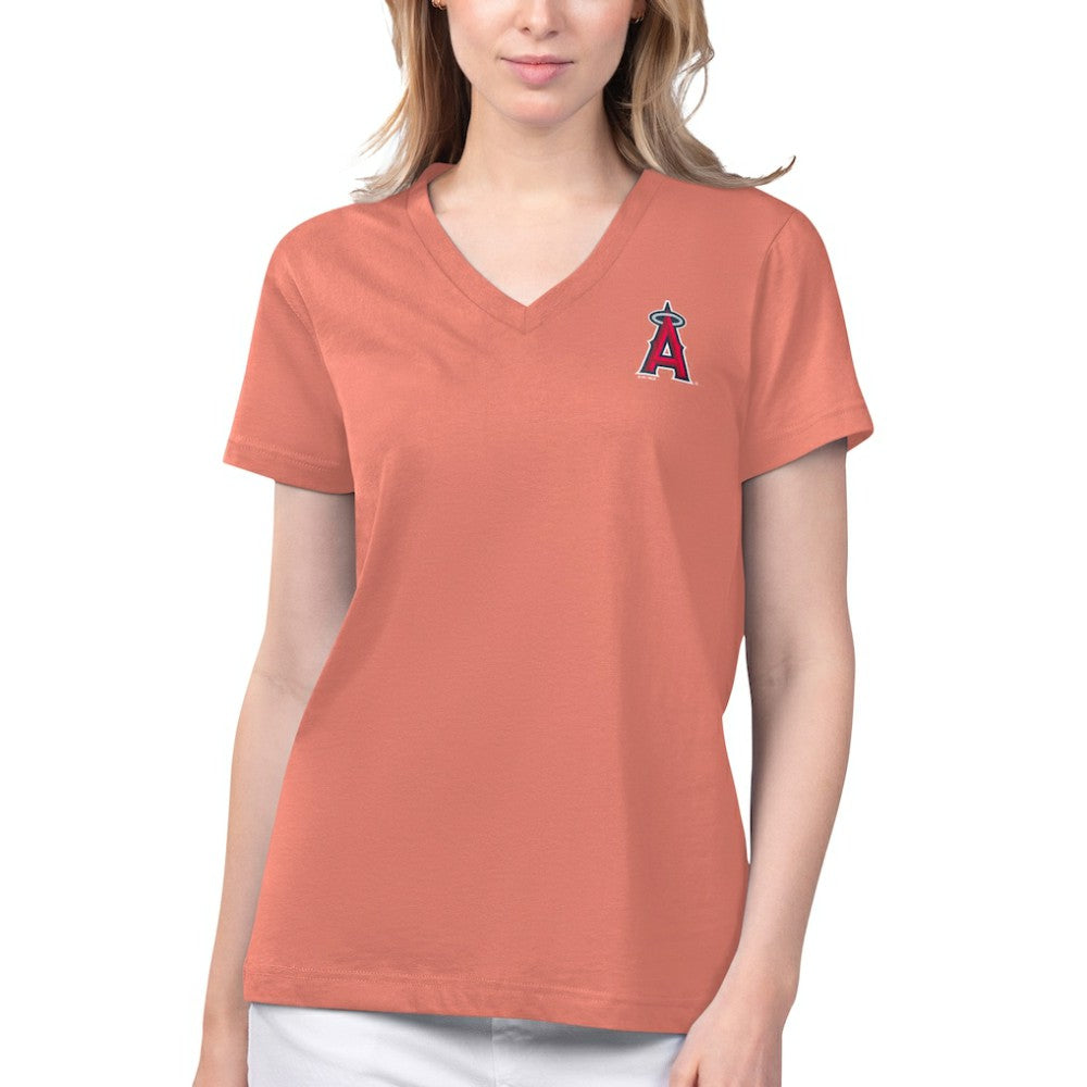 Los Angeles Angels Margaritaville Women's Game Time V-Neck T-Shirt - MLB T-shirts