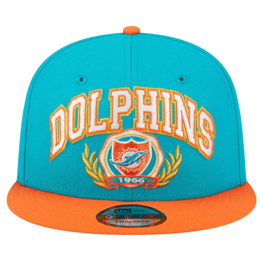 Miami Dolphins Team Establish 9FIFTY Snapback Hat | NFL US