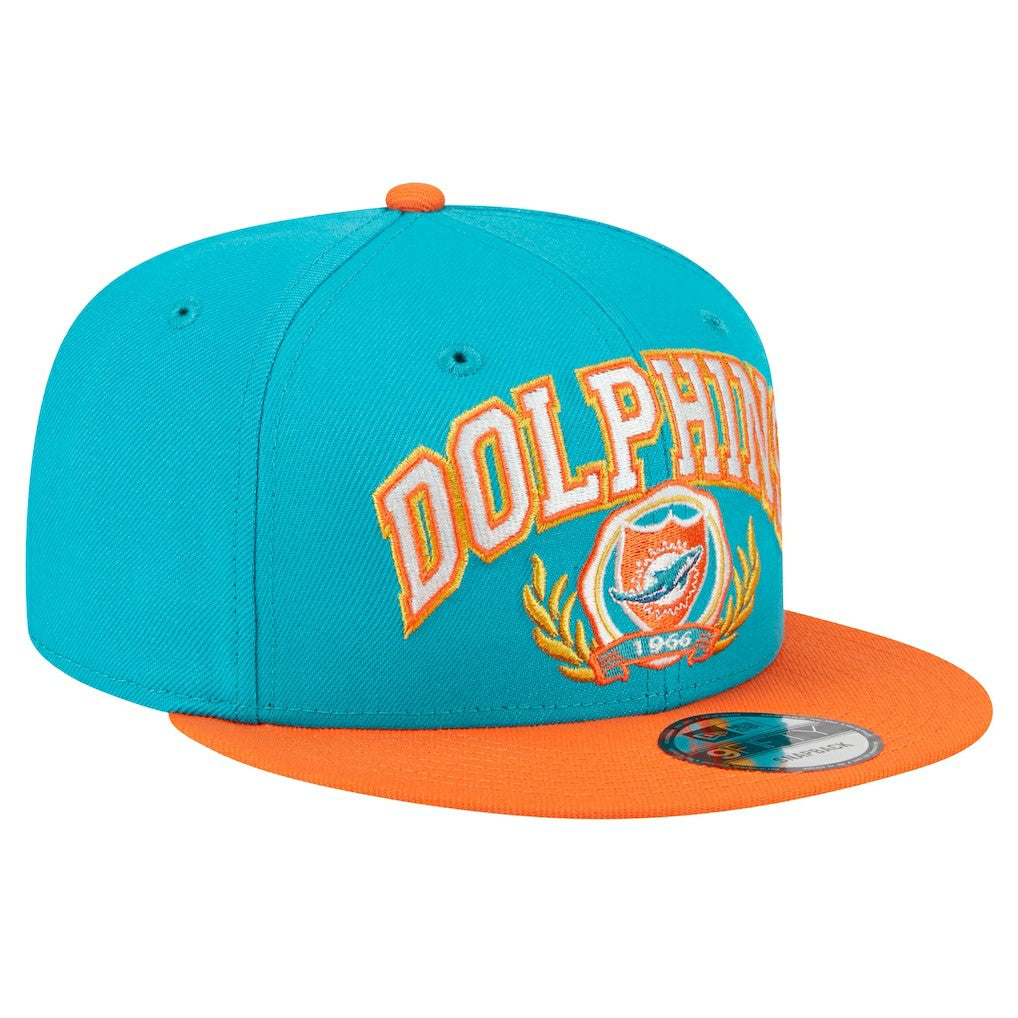 Miami Dolphins Team Establish 9FIFTY Snapback Hat | NFL US