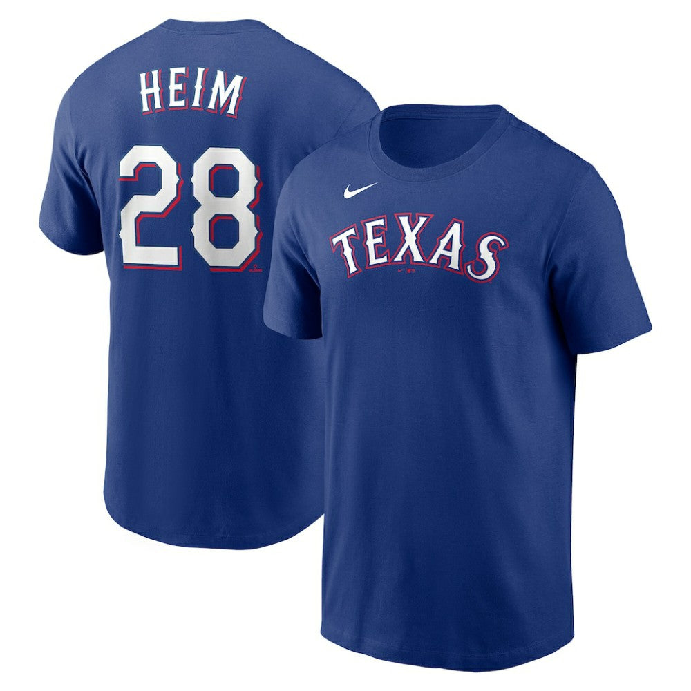 Jonah Heim Texas Rangers Nike Youth Name & Number T-Shirt - MLB T-shirts