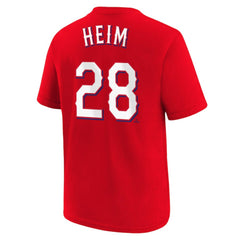 Jonah Heim Texas Rangers Nike Youth Name & Number T-Shirt - MLB T-shirts