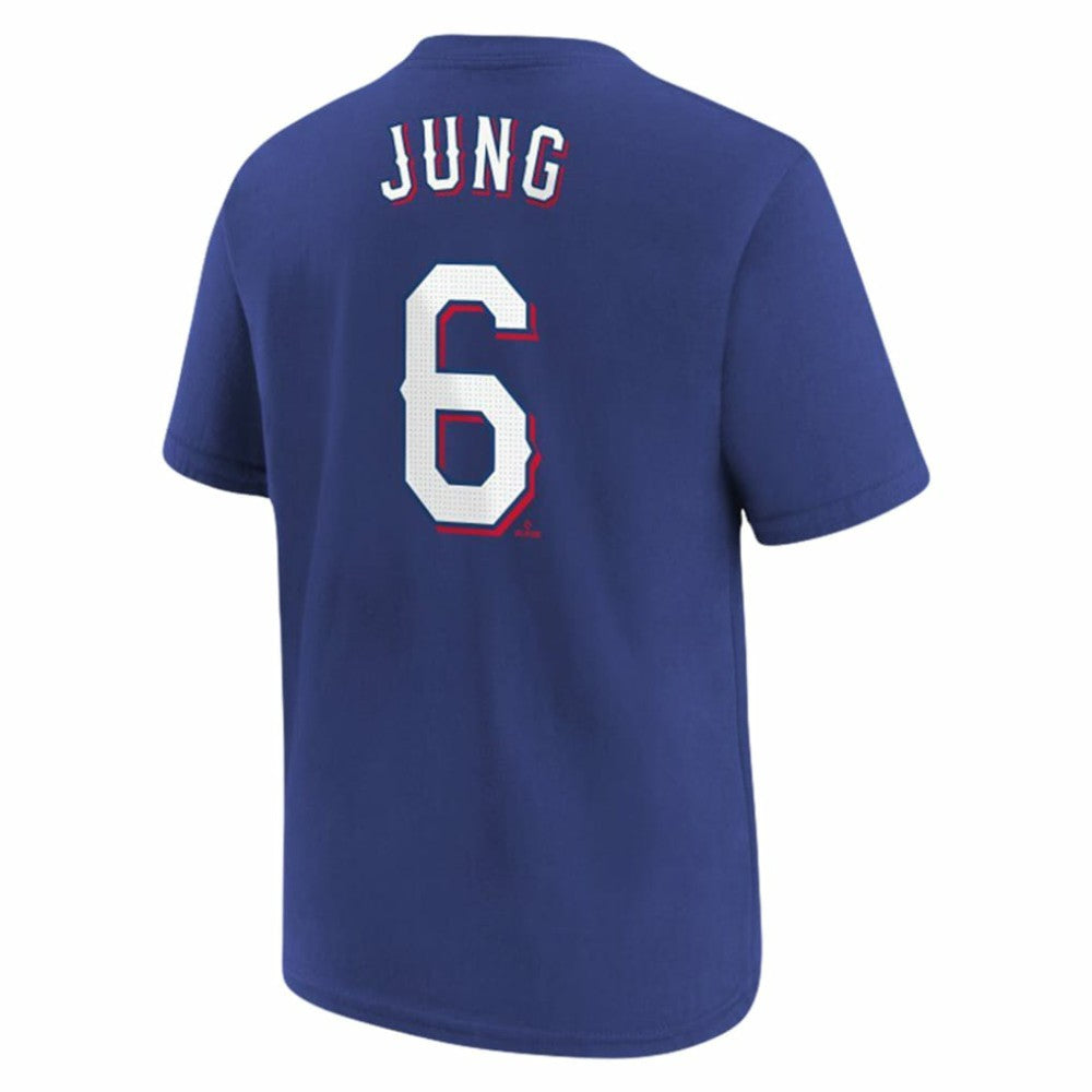 Josh Jung Texas Rangers Nike Youth Name & Number T-Shirt - MLB T-shirts