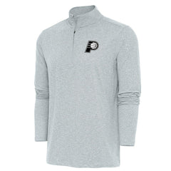 Heather Gray Indiana Pacers Antigua Hunk Quarter-Zip Top | NBA