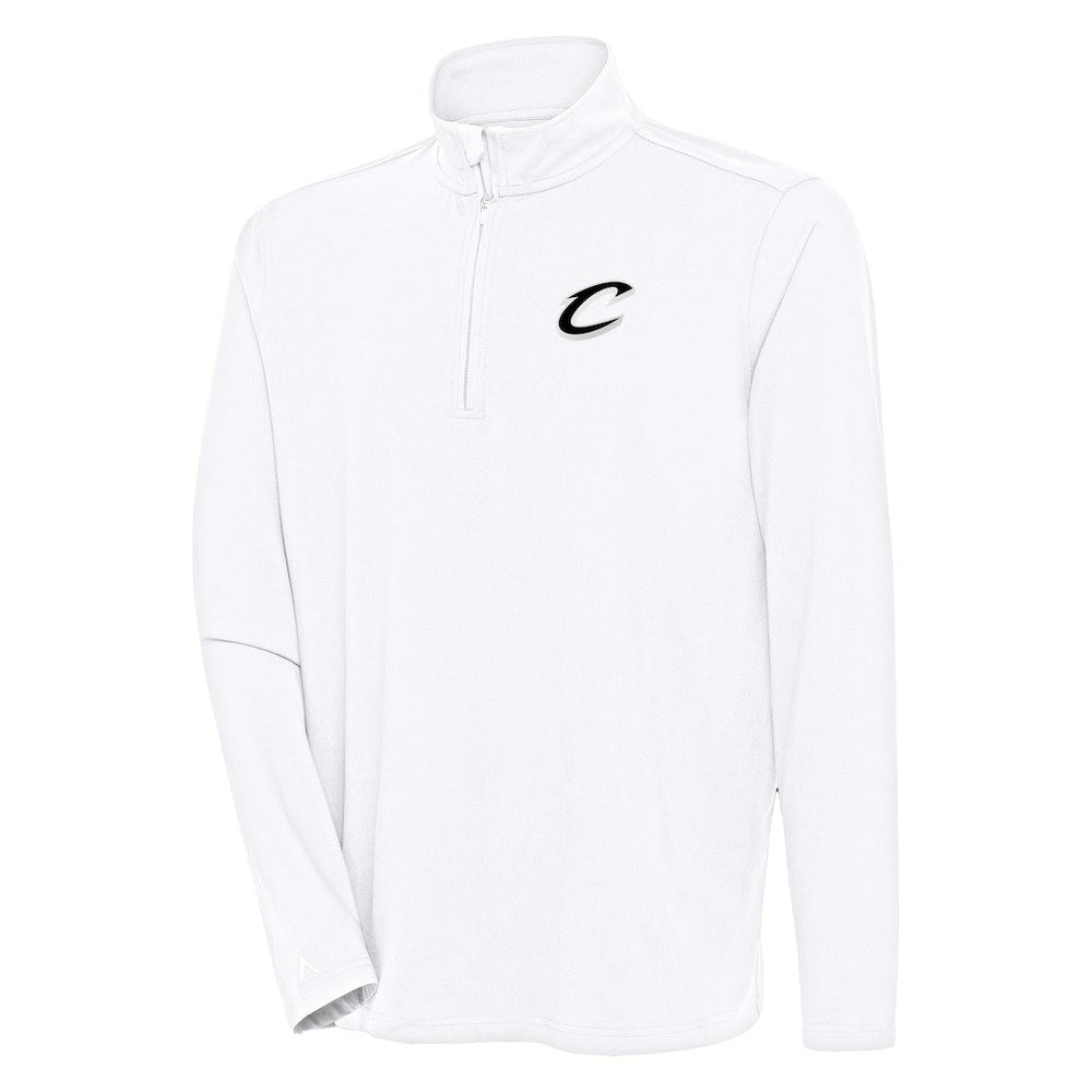 White Cleveland Cavaliers Antigua Hunk Quarter-Zip Top sale | NBA