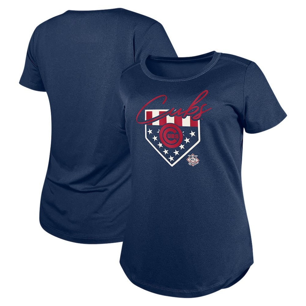 Chicago Cubs New Era Women's Americana T-Shirt - MLB T-shirts