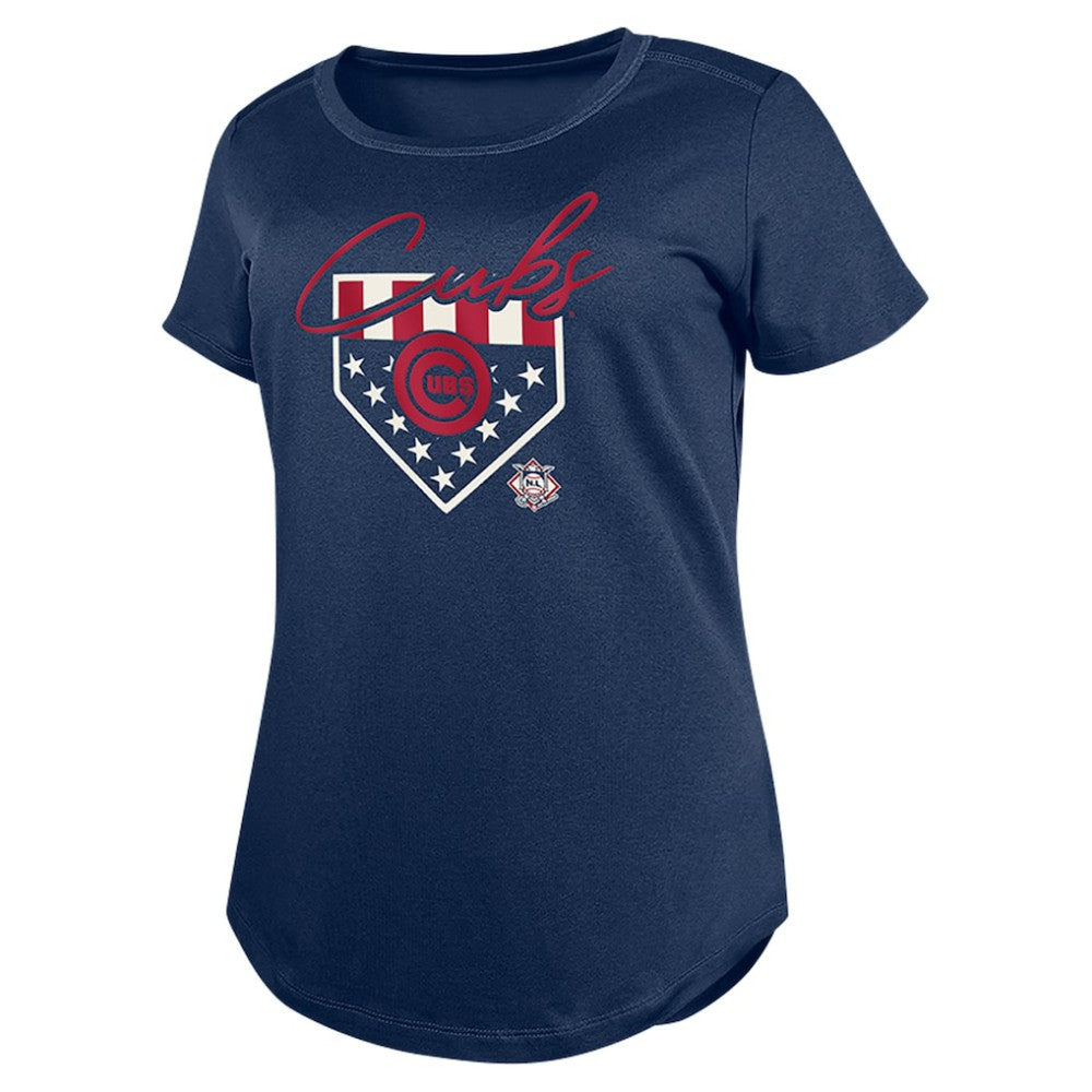 Chicago Cubs New Era Women's Americana T-Shirt - MLB T-shirts