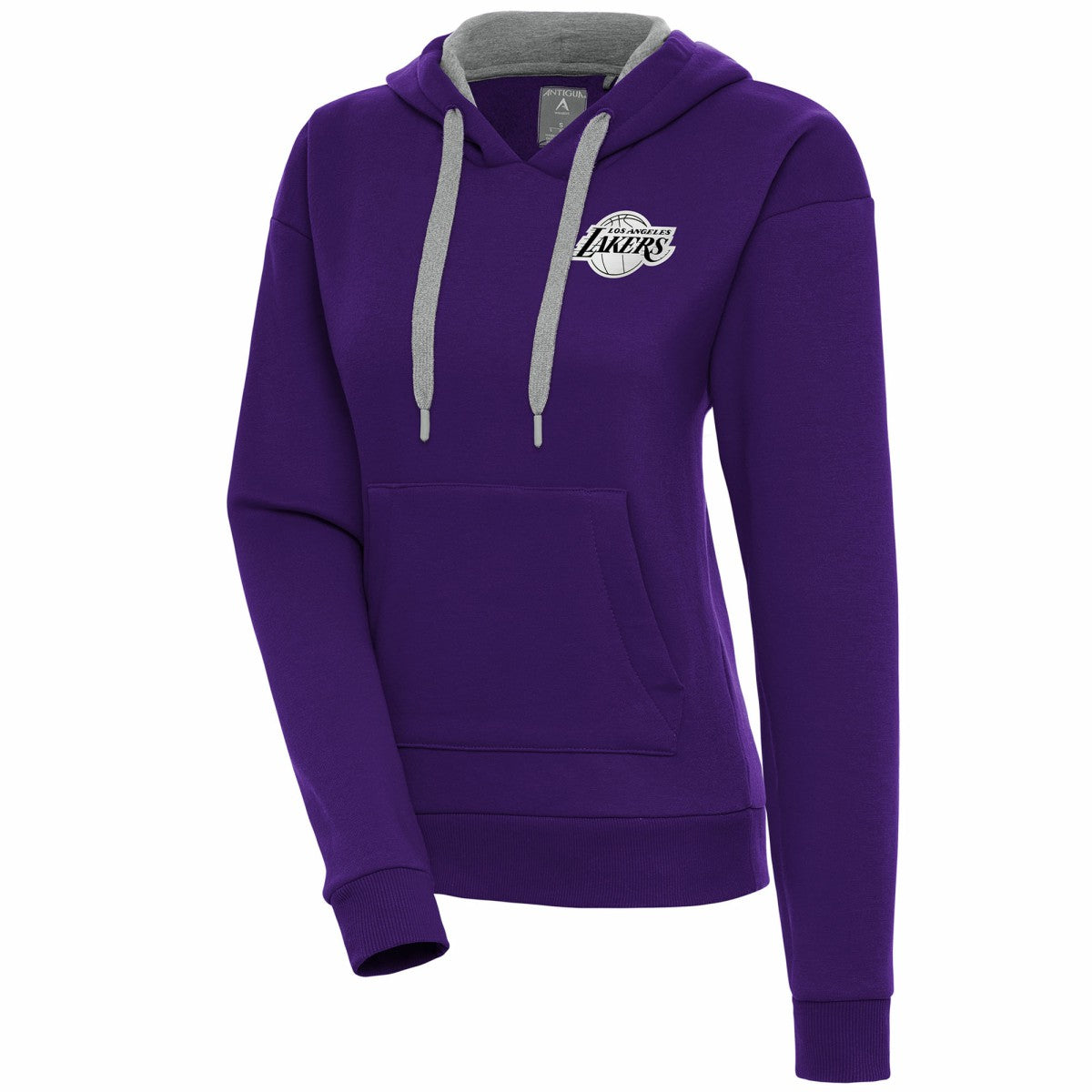 Los Angeles Lakers Antigua Women's Brushed Metallic Victory Pullover Hoodie - Purple online | NBA
