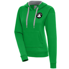Kelly Green Boston Celtics Antigua Women's Brushed Metallic Victory Pullover Hoodie - Kelly Green online | NBA