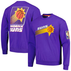 Purple Phoenix Suns Hardwood Classics There and Back Pullover Sweatshirt | NBA