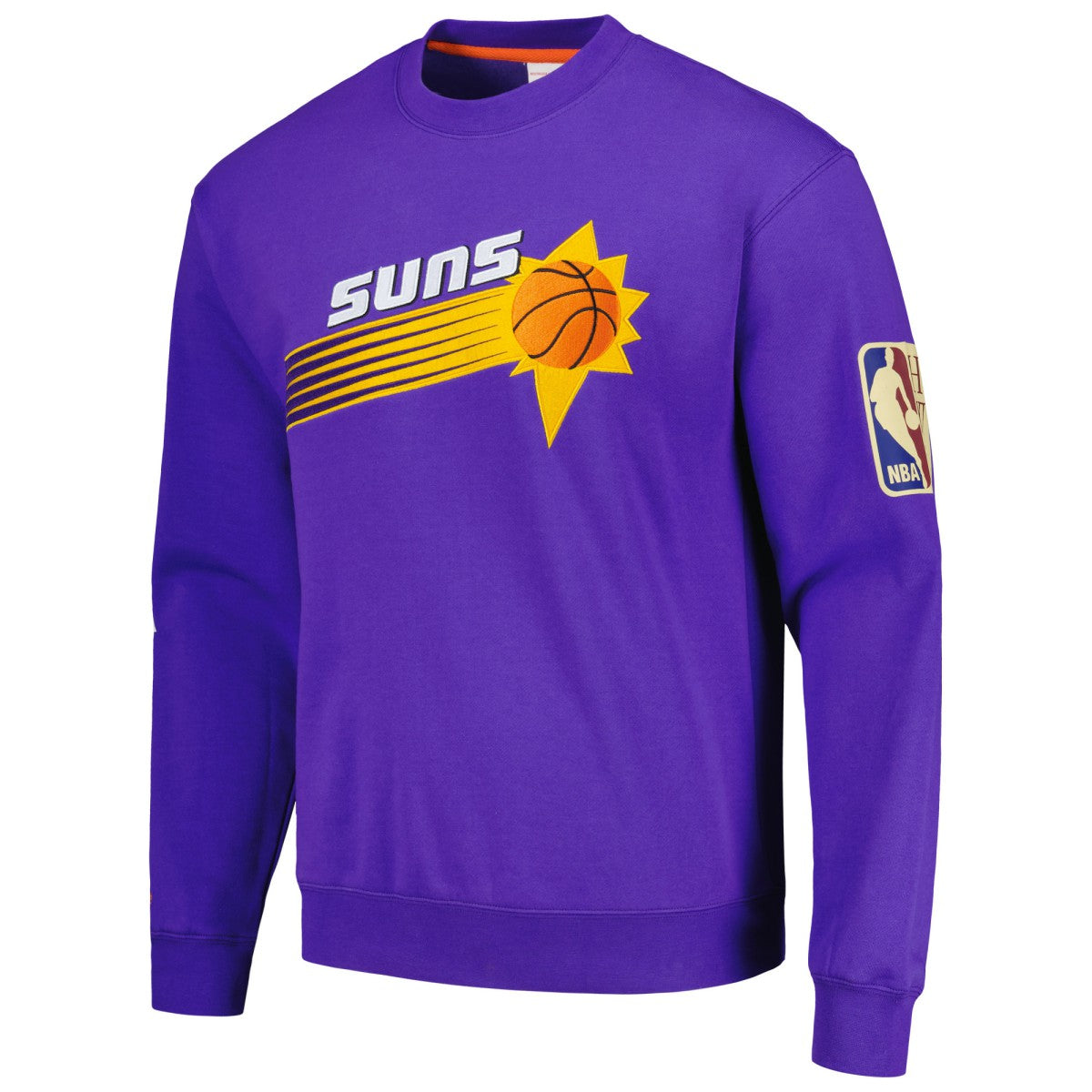 Purple Phoenix Suns Hardwood Classics There and Back Pullover Sweatshirt | NBA