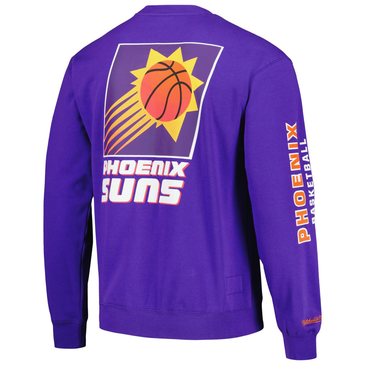 Purple Phoenix Suns Hardwood Classics There and Back Pullover Sweatshirt | NBA
