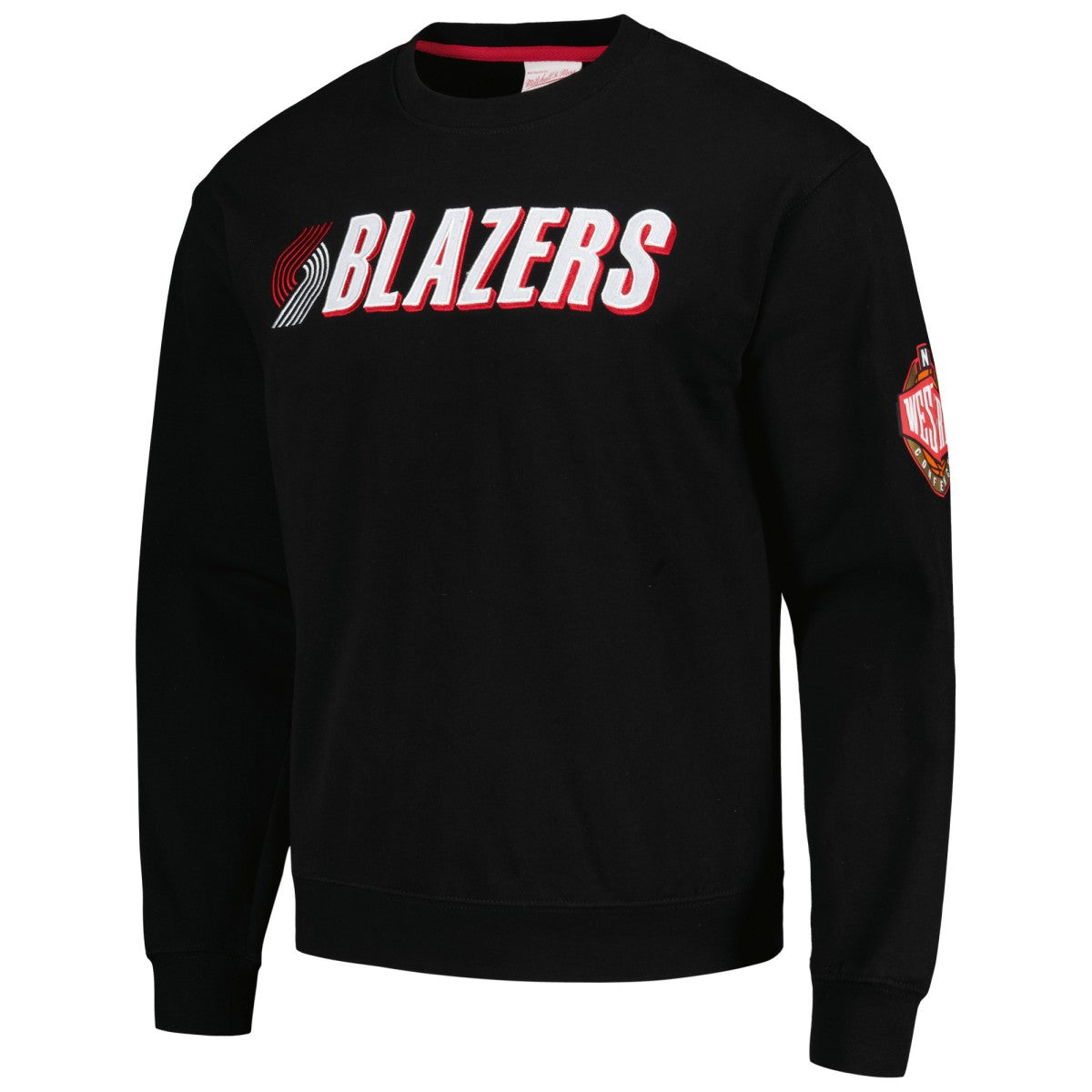 Black Portland Trail Blazers Hardwood Classics There and Back Pullover Sweatshirt | NBA