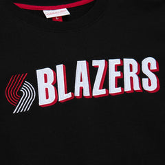 Black Portland Trail Blazers Hardwood Classics There and Back Pullover Sweatshirt | NBA