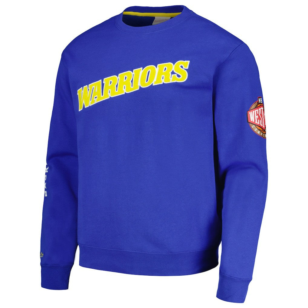 Royal Golden State Warriors Hardwood Classics There and Back Pullover Sweatshirt sale | NBA