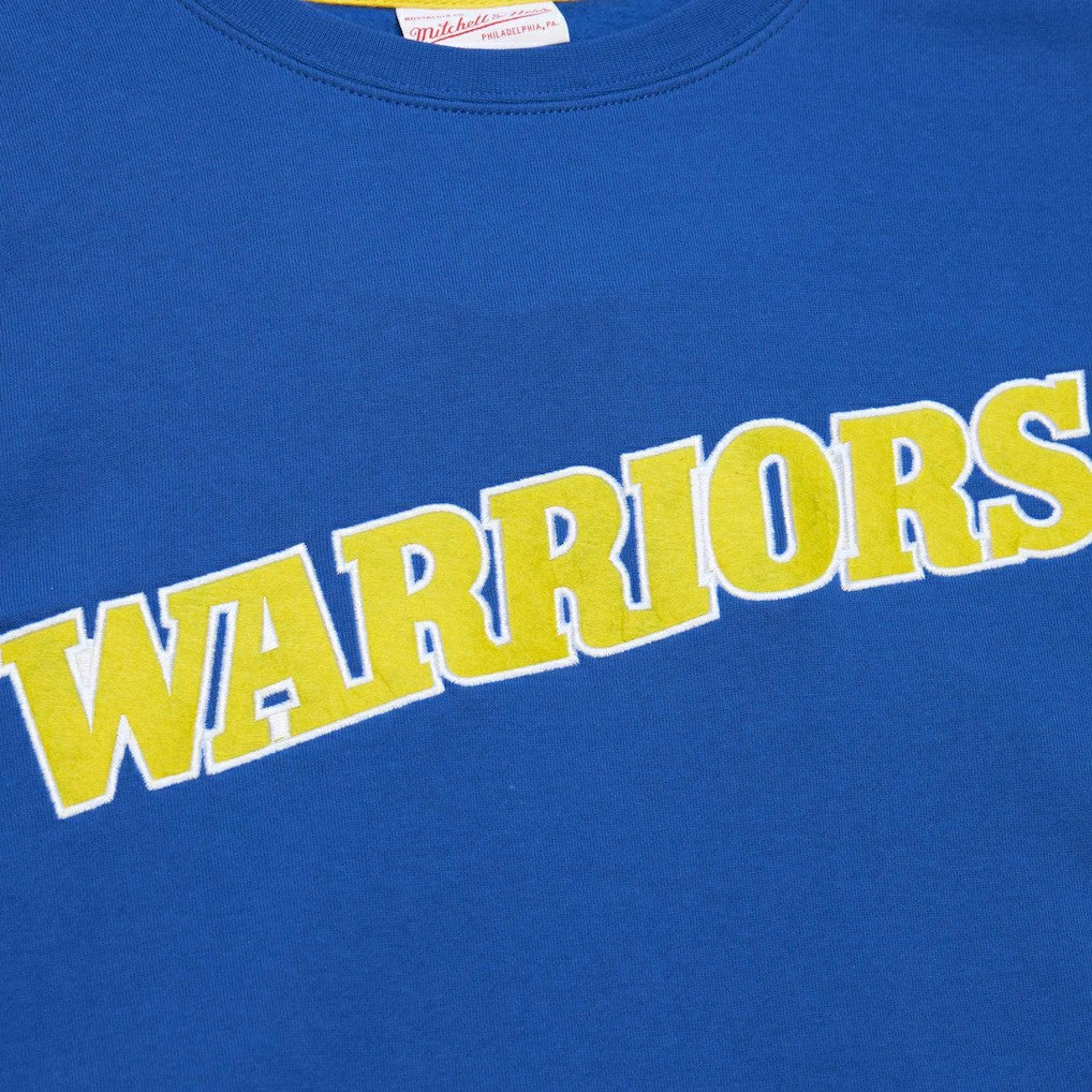 Royal Golden State Warriors Hardwood Classics There and Back Pullover Sweatshirt sale | NBA