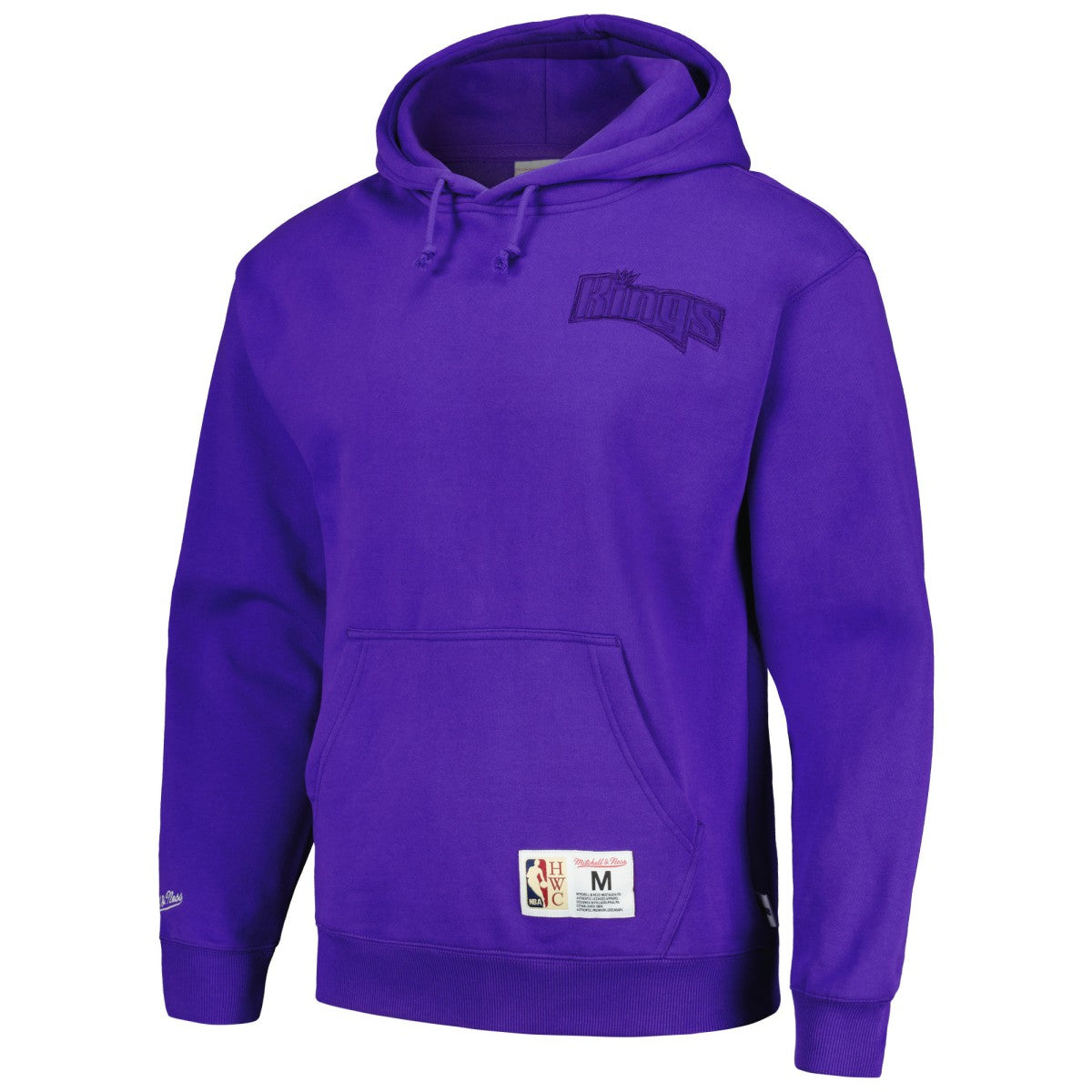 Purple Sacramento Kings Hardwood Classics Tonal Pullover Hoodie | NBA