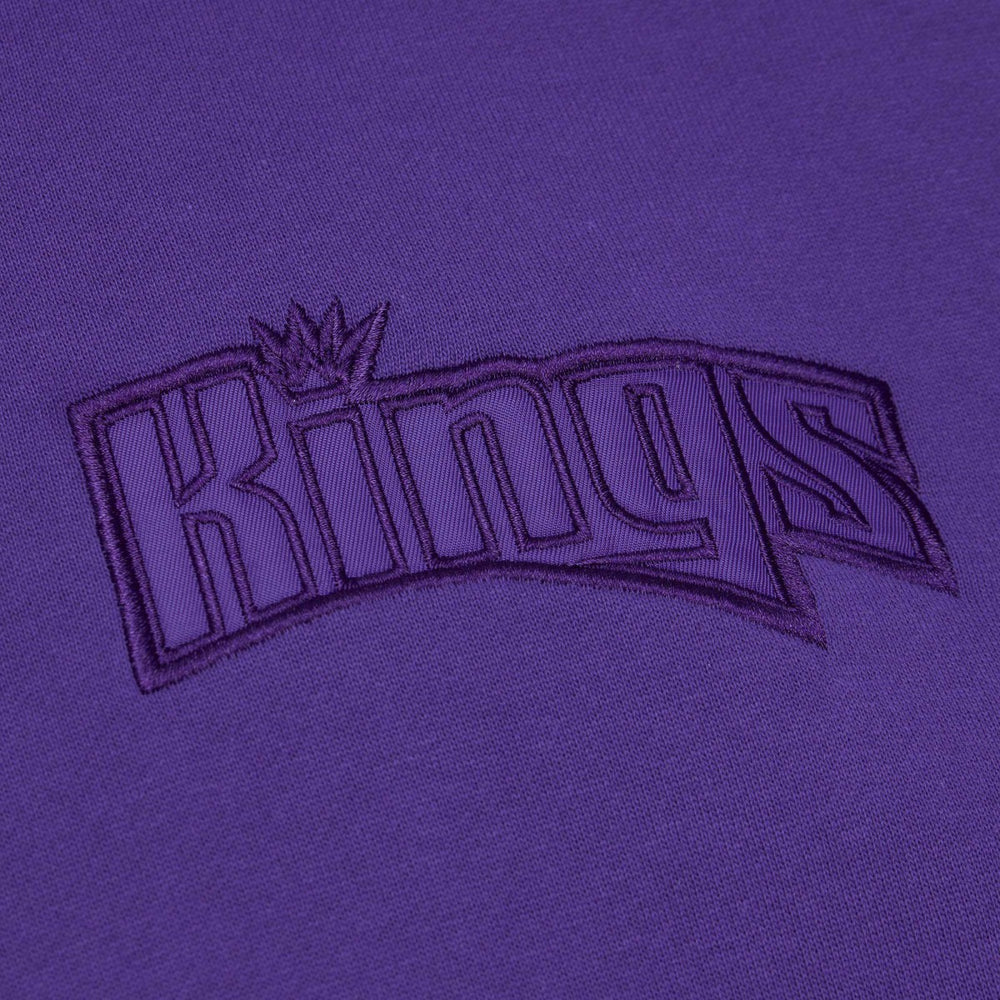 Purple Sacramento Kings Hardwood Classics Tonal Pullover Hoodie | NBA